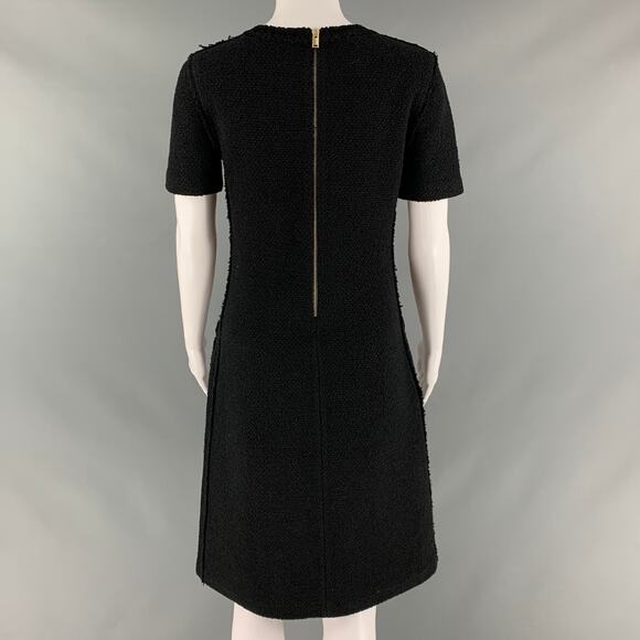 ST. JOHN Size 4 Black Cotton Blend Cropped Below Knee Outfits - Picture 7 of 12
